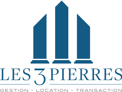 Logo Les 3 Pierres, immobilier, Lyon